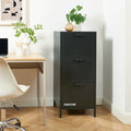 Mueble de Oficina - Metal - Gris Antracita - 3 Cajones