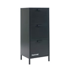 Mueble de Oficina - Metal - Gris Antracita - 3 Cajones