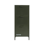 Office Unit - Metal - Olive Green - 3 Drawers