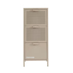 Office Unit - Metal - Taupe - 3 Drawers