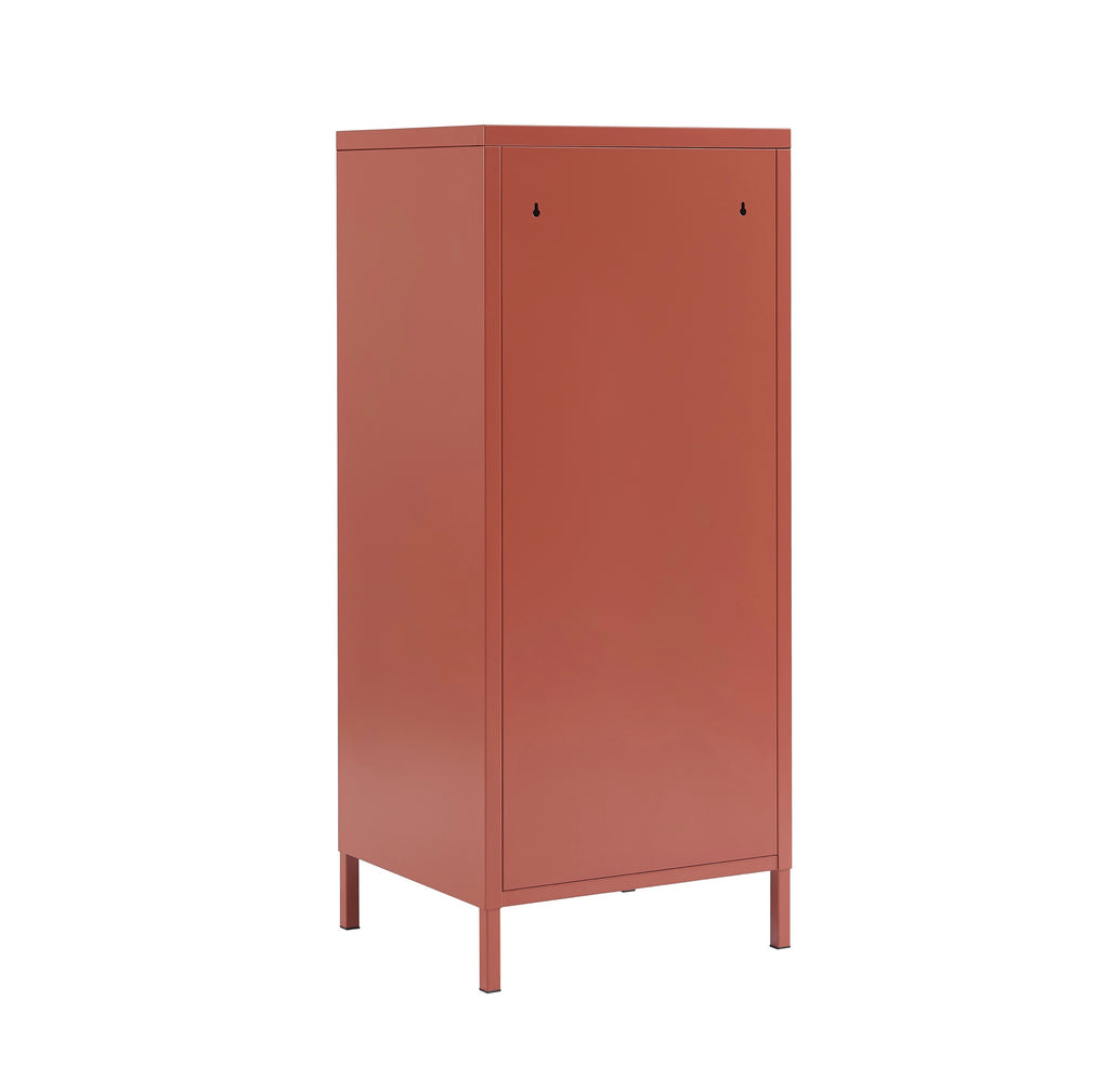 Caisson De Bureau - Métal - Terracotta - 3 Tiroirs