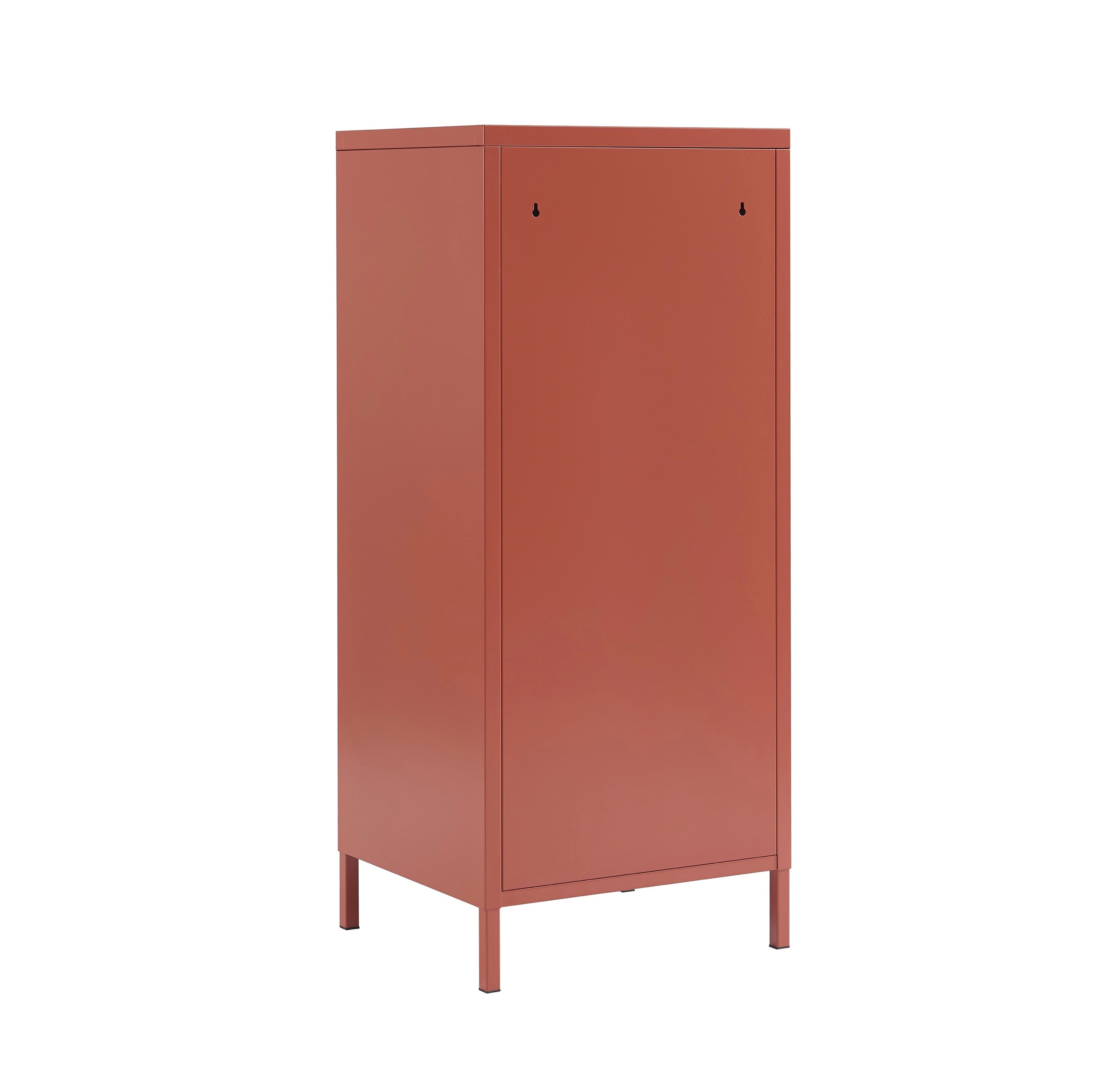 Caisson De Bureau - Métal - Terracotta - 3 Tiroirs