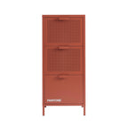Caisson De Bureau - Métal - Terracotta - 3 Tiroirs