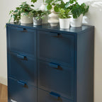 Commode - Métal - Bleu Nuit - 6 Tiroirs