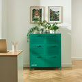 Commode - Métal - Vert Émeraude - 6 Tiroirs