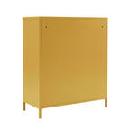 Commode - Métal - Jaune Moutarde - 6 Tiroirs