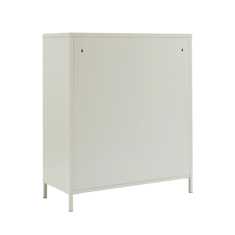 Commode - Métal - Beige Sable - 6 Tiroirs