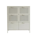 Commode - Métal - Beige Sable - 6 Tiroirs