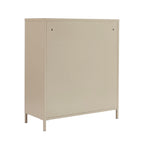 Chest of drawers - Metal - Taupe - 6 Drawers