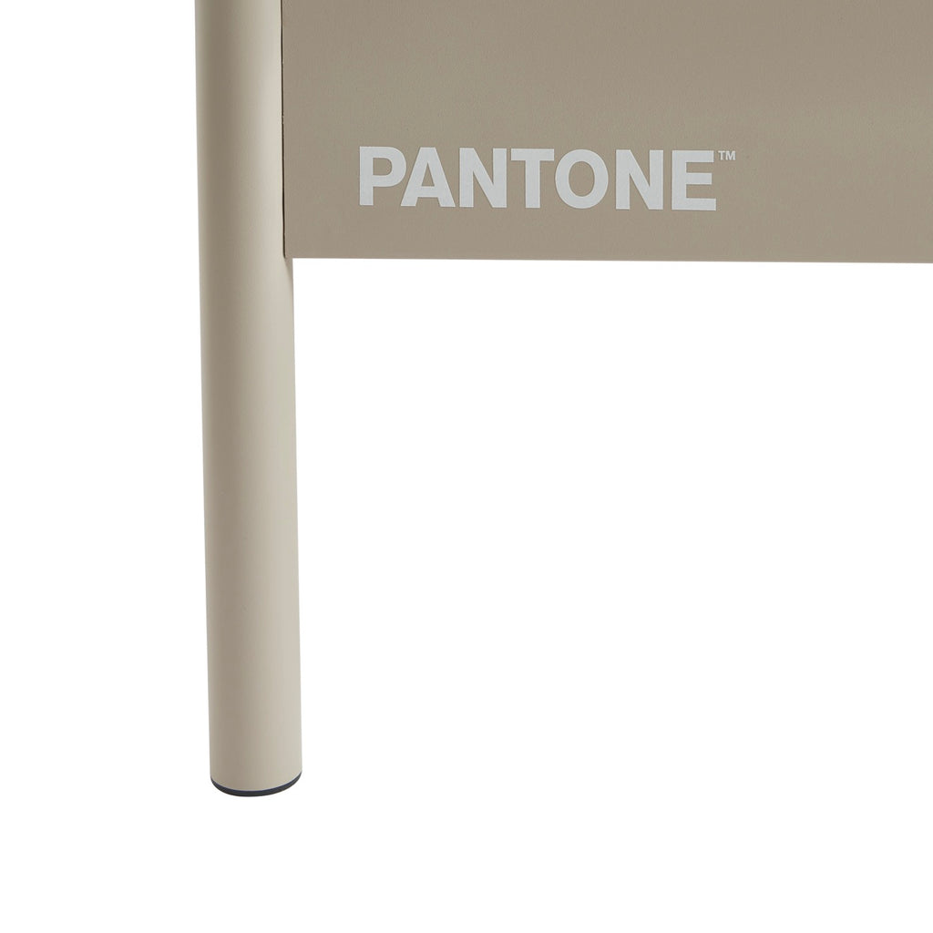Lit 140x190 - Métal - Taupe - Sommier Inclus