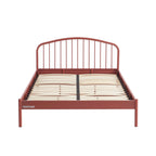 Lit 140x190 - Métal - Terracotta - Sommier Inclus