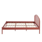 Lit 140x190 - Métal - Terracotta - Sommier Inclus