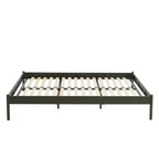Lit 140x190 - Métal - Vert Olive - Sommier Inclus