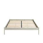 Lit - Métal - Beige Sable - Sommier Inclus