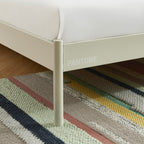 Lit - Métal - Beige Sable - Sommier Inclus