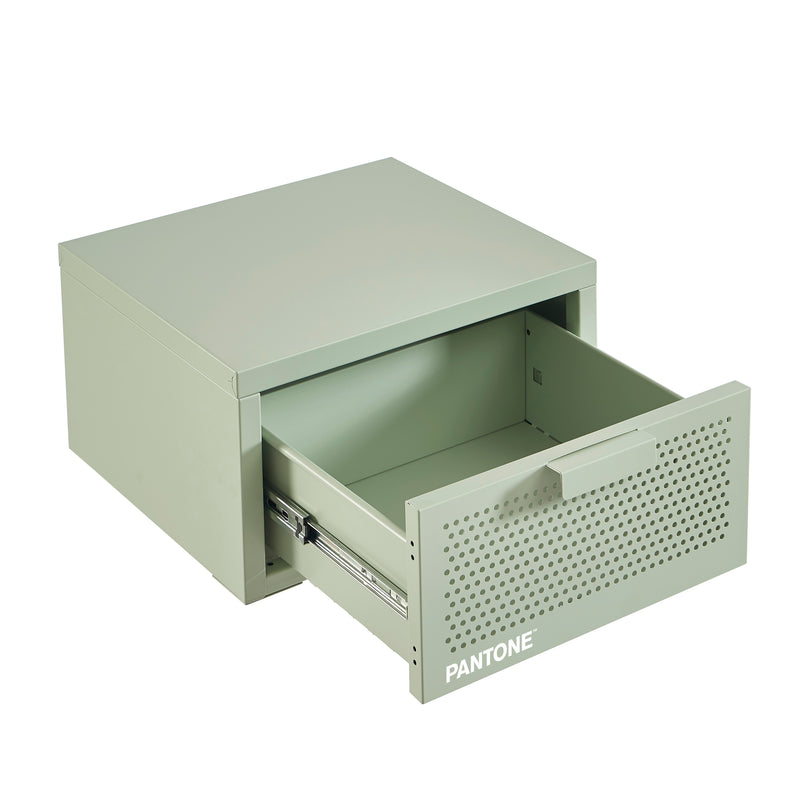 Table De Chevet Murale - Métal - Vert Amande