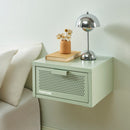 Table De Chevet Murale - Métal - Vert Amande