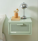 Table De Chevet Murale - Métal - Vert Amande