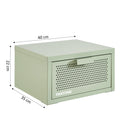 Table De Chevet Murale - Métal - Vert Amande