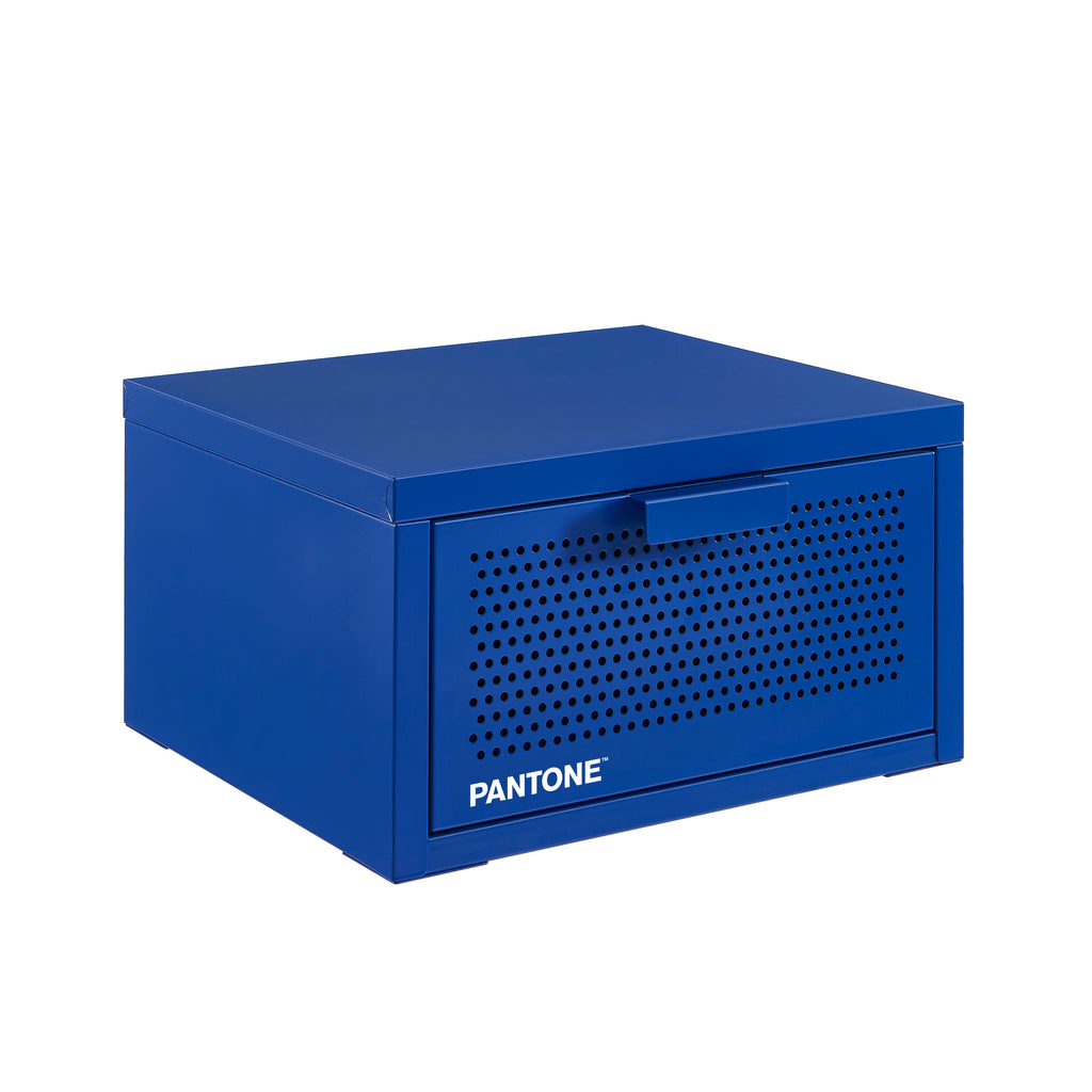 Wall Bedside Table - Metal - Electric Blue