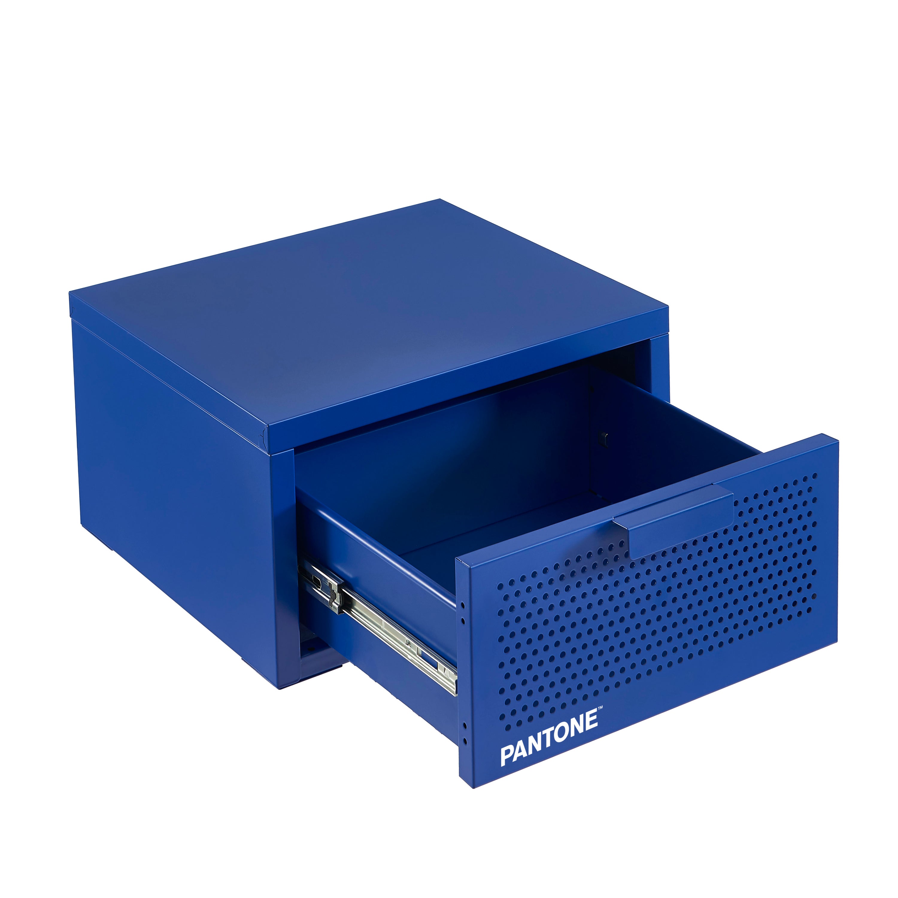 Wall Bedside Table - Metal - Electric Blue