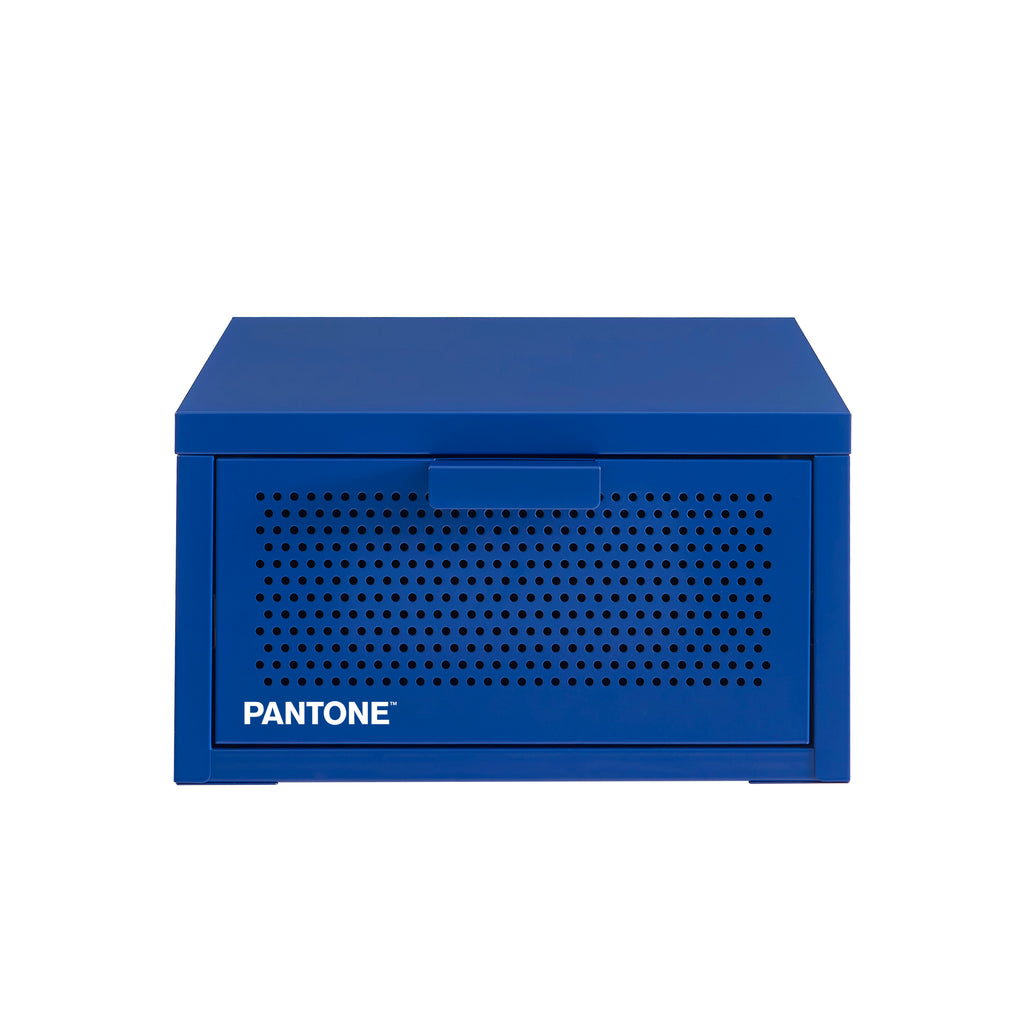 Wall Bedside Table - Metal - Electric Blue