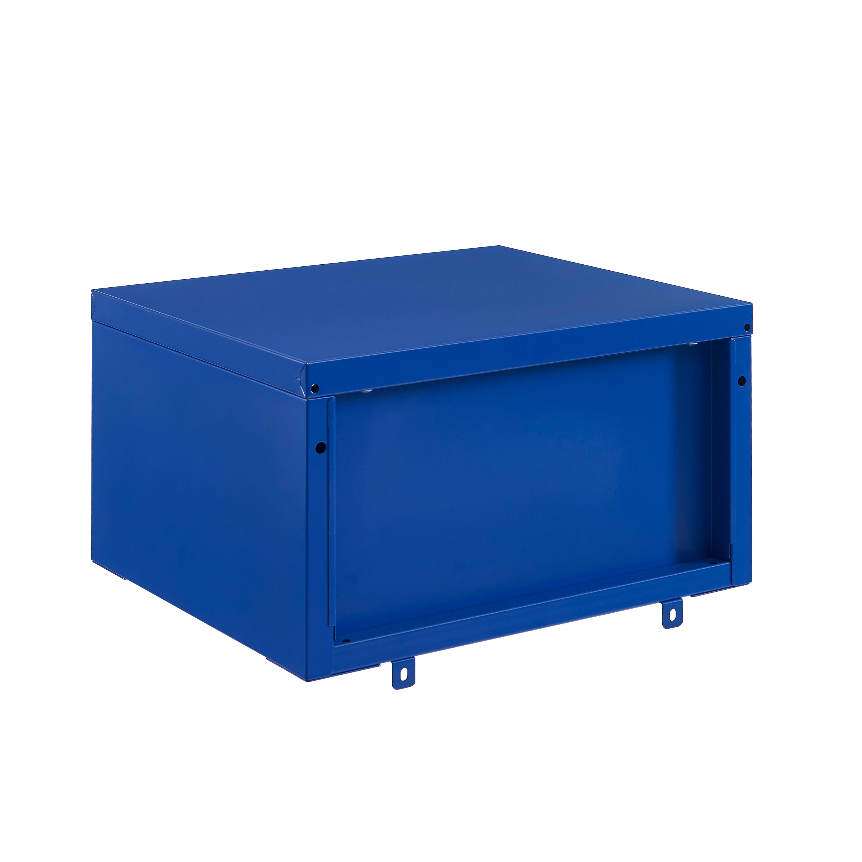 Wall Bedside Table - Metal - Electric Blue