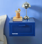 Wall Bedside Table - Metal - Electric Blue
