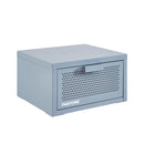 Table De Chevet Murale - Métal - Gris Bleu