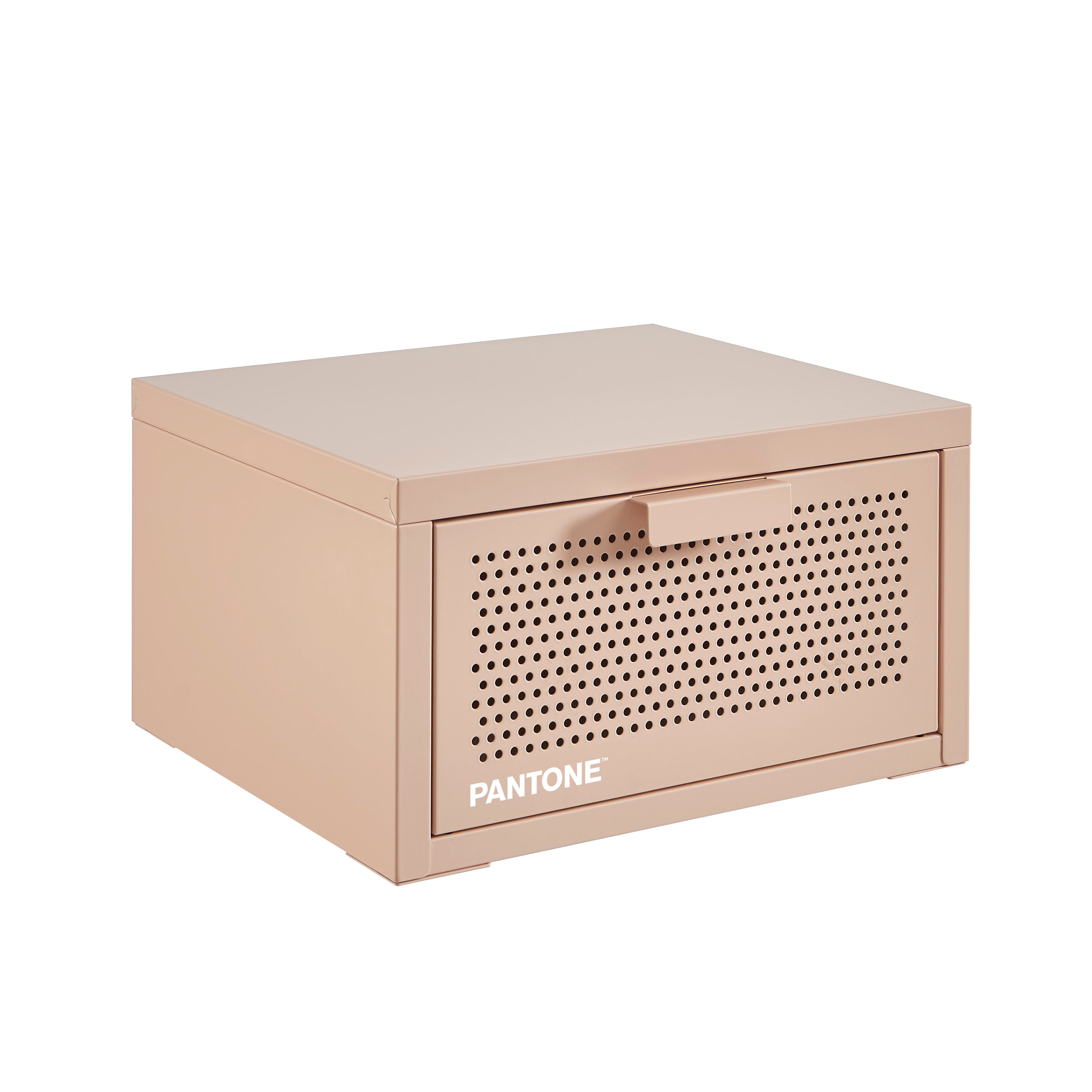 Wall Bedside Table - Metal - Blush Pink