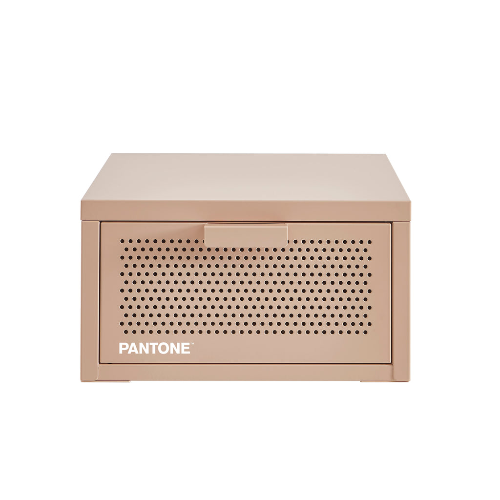 Wall Bedside Table - Metal - Blush Pink