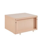 Wall Bedside Table - Metal - Blush Pink