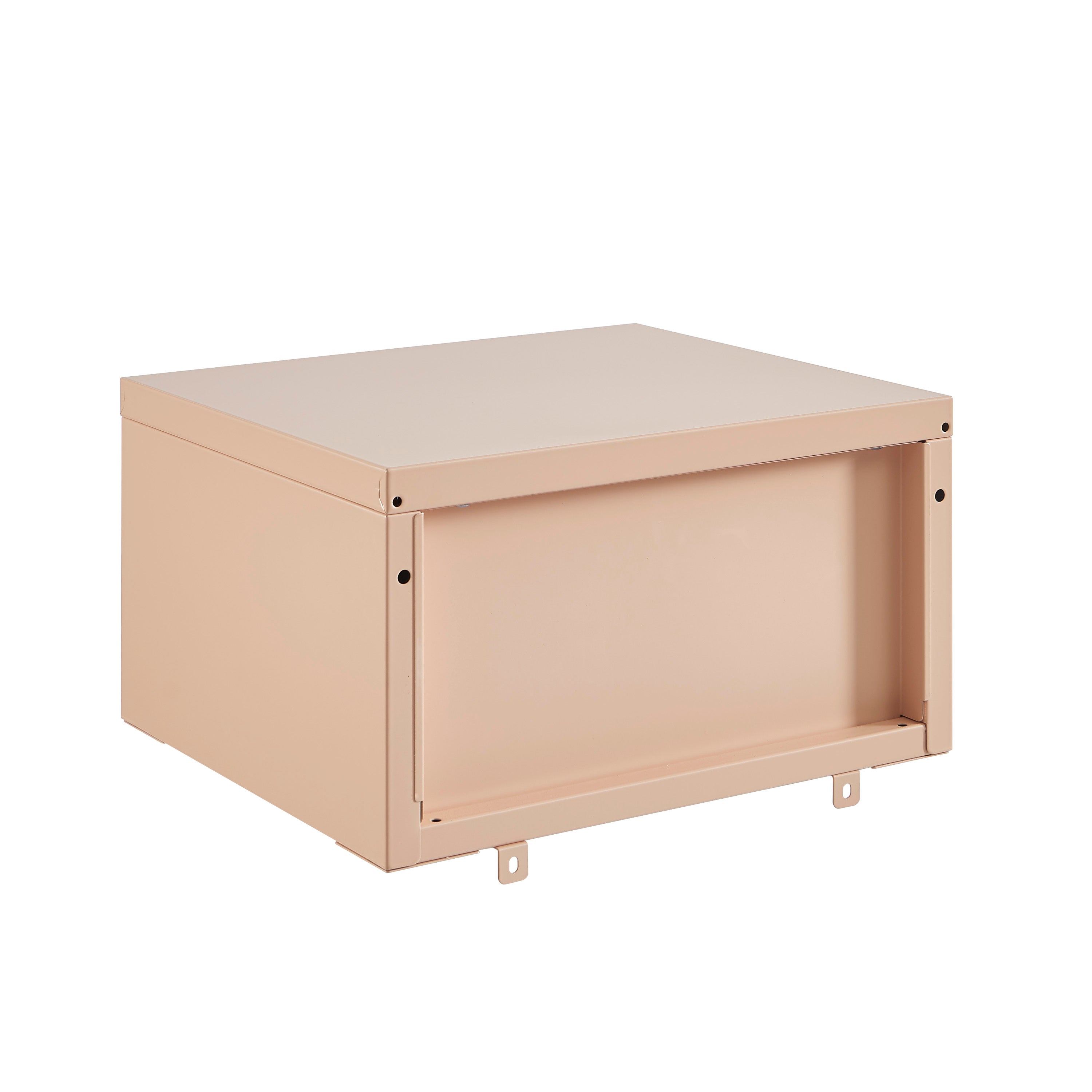 Wall Bedside Table - Metal - Blush Pink