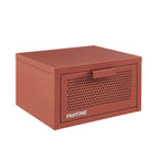 Wall Bedside Table - Metal - Terracotta