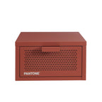 Wall Bedside Table - Metal - Terracotta