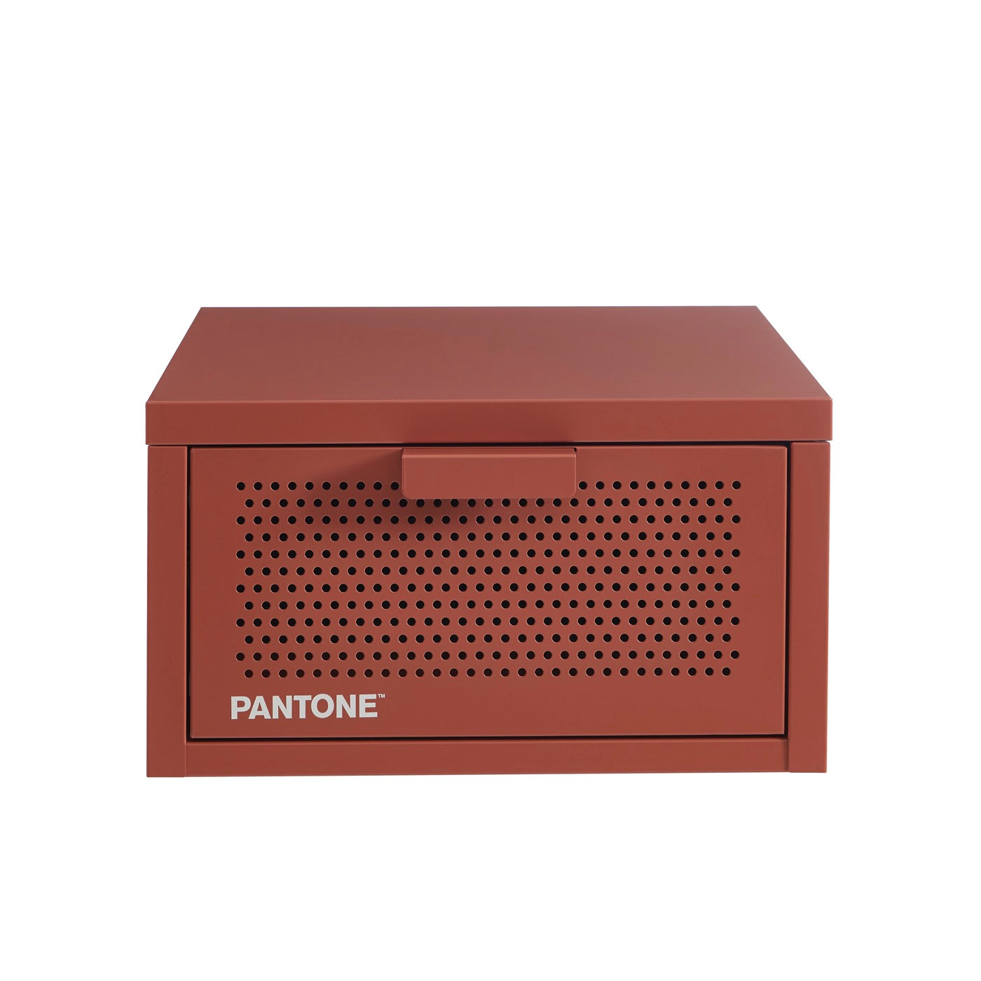 Wall Bedside Table - Metal - Terracotta