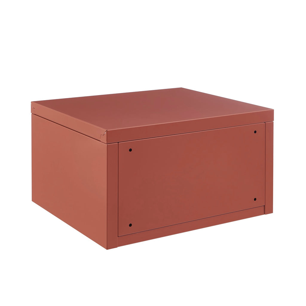 Wall Bedside Table - Metal - Terracotta