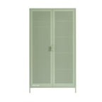 Wardrobe - Metal - Almond Green - 2 Doors