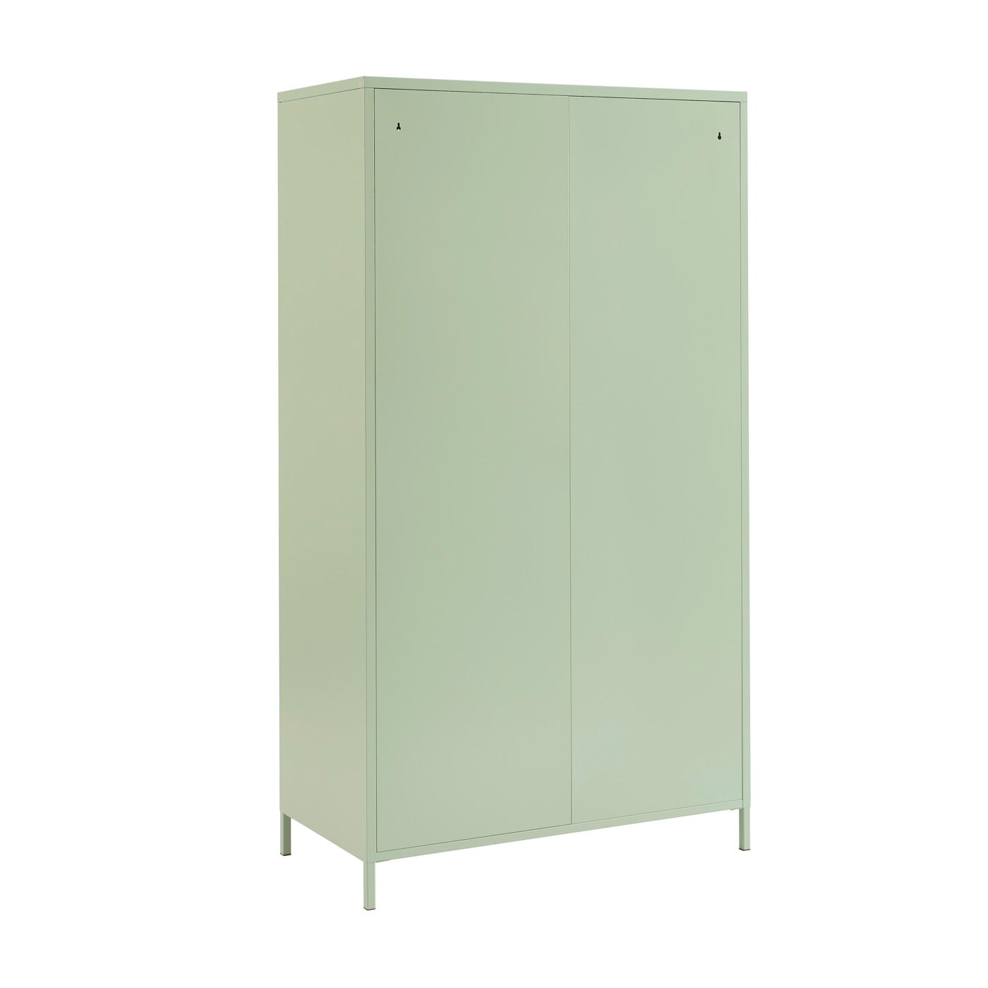 Wardrobe - Metal - Almond Green - 2 Doors