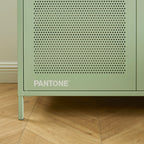 Wardrobe - Metal - Almond Green - 2 Doors