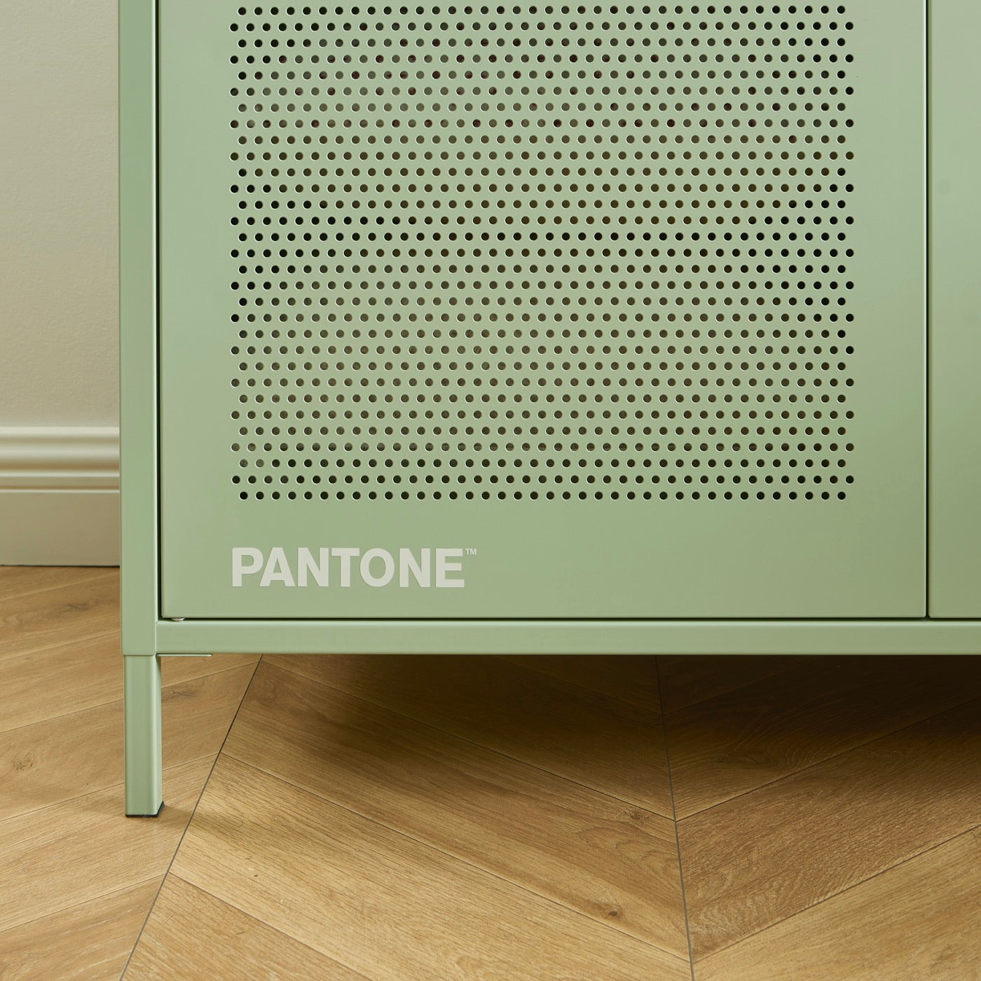 Wardrobe - Metal - Almond Green - 2 Doors
