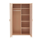 Wardrobe - Metal - Blush Pink - 2 Doors