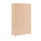 Wardrobe - Metal - Blush Pink - 2 Doors