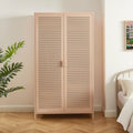 Wardrobe - Metal - Blush Pink - 2 Doors