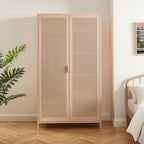Wardrobe - Metal - Blush Pink - 2 Doors