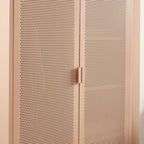 Wardrobe - Metal - Blush Pink - 2 Doors