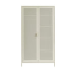 Wardrobe - Metal - Sand Beige - 2 Doors