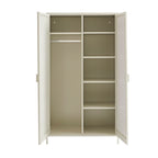 Wardrobe - Metal - Sand Beige - 2 Doors