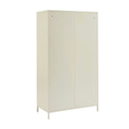 Wardrobe - Metal - Sand Beige - 2 Doors