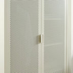 Wardrobe - Metal - Sand Beige - 2 Doors